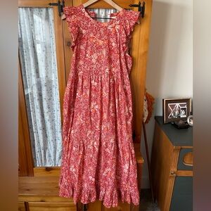 Universal Thread Red Floral Maxi Dress
